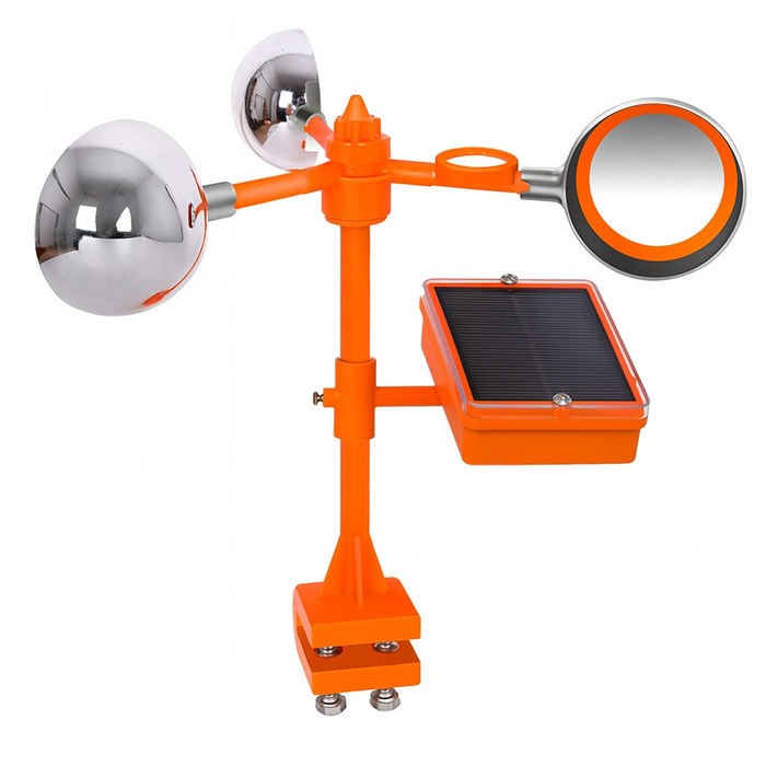 아띠꼴로 비둘기 까치 까마귀 조류 퇴치기 볼트고정형바람개비태양광경보기, 3세트