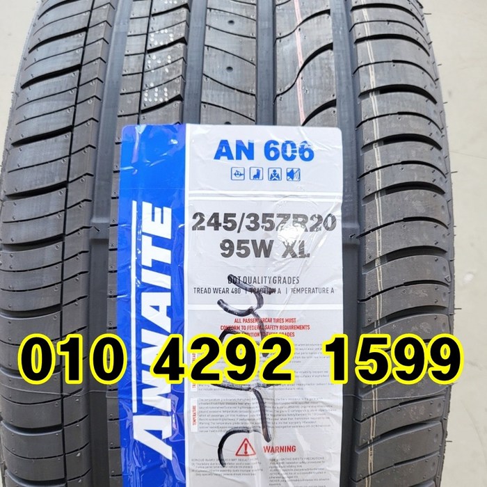 정품 신품타이어 24535R20 BMW 2453520, 1개