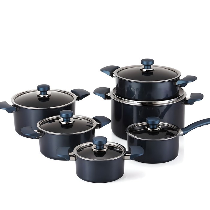 해피콜 클래식 다이아몬드 냄비세트 6종