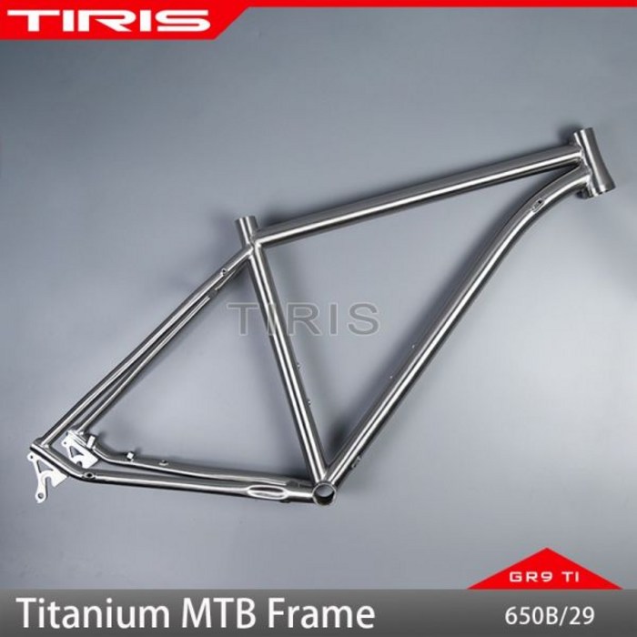 TIRIS-티타늄 MTB 29 자전거 프레임, 산악 프레임 세트 사이클링 액세서리 부품 조각 27.5 부스트 커스텀