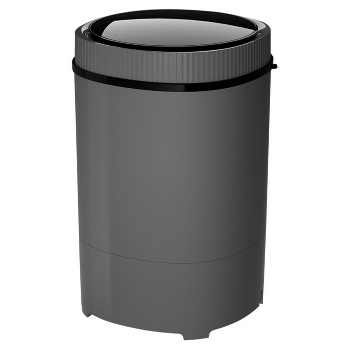 7.5kg 속옷 자동 살균 운동화세탁기 오피스텔 원룸 세탁기 6KG 7KG 미니 소형 건조기, 7.5L 블랙, 블랙