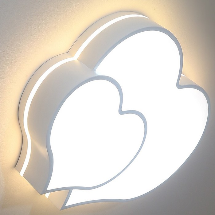 조명1번지 LED 더블하트 방등 50W 국산 주광전구혼합 안방등 LED조명 아이방등