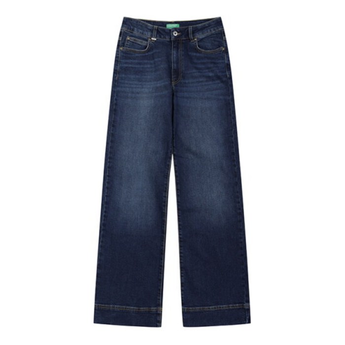 베네통 Hemcut denim pant4SRNDE01V901