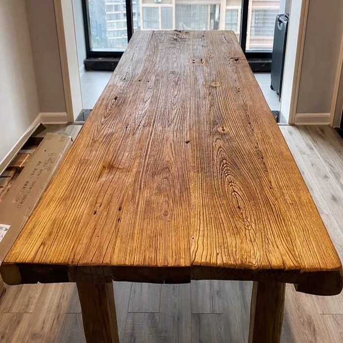 원목 통원목 테이블 고재 엔틱 레스토랑 빈티지 다이닝