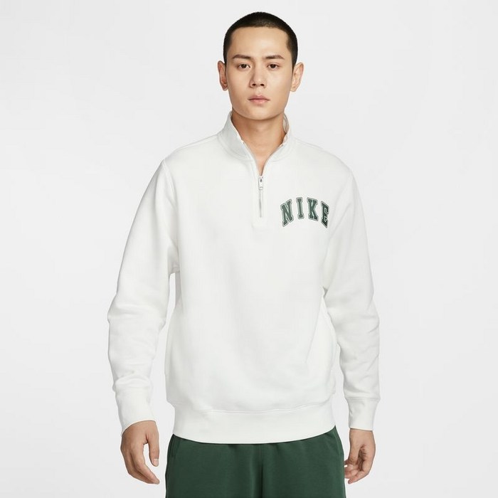 나이키 남성 클럽 BB HZ 아치 하프 집업 맨투맨 FZ0874133