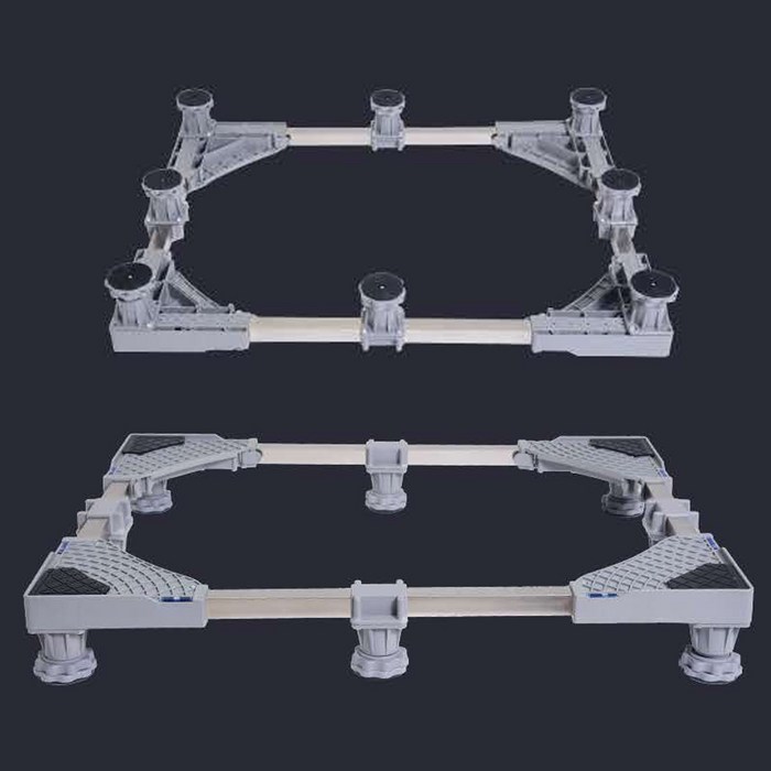 빅사이즈 95cm X 75cm 8발판 세탁기 건조기 냉장고 받침대 통돌이 아기사랑