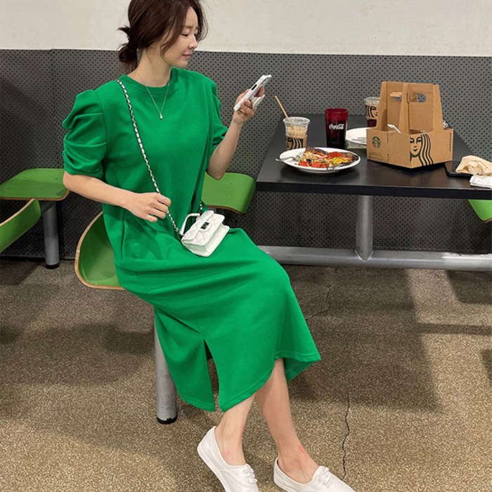 난닝구 마포츠 퍼프 원피스 난닝구 마포츠 퍼프 원피스
