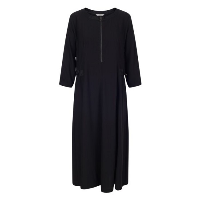 지센 집업 캐주얼 롱 원피스 LCOPO422BK 2204525