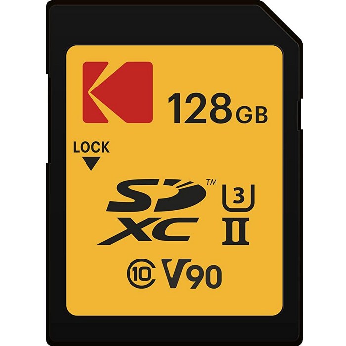Kodak SDXC 256GB UHS-II U3 V90 Ultra Pro 메모리 카드 - 최대 290MB/s 읽기 속도 및 230MB/s 쓰기 속도 6764597353