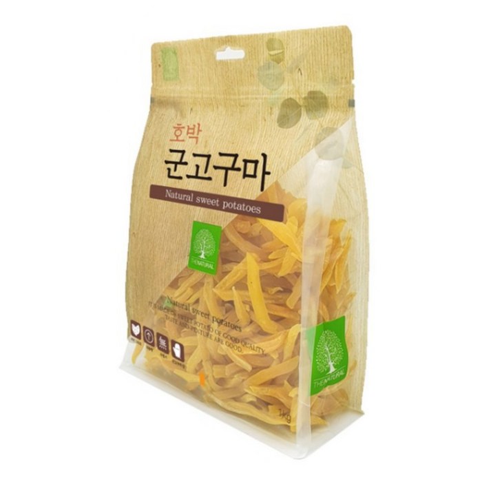 더 내추럴 호박 고구마 스틱 1kg, 단일상품, 1kg, 1개