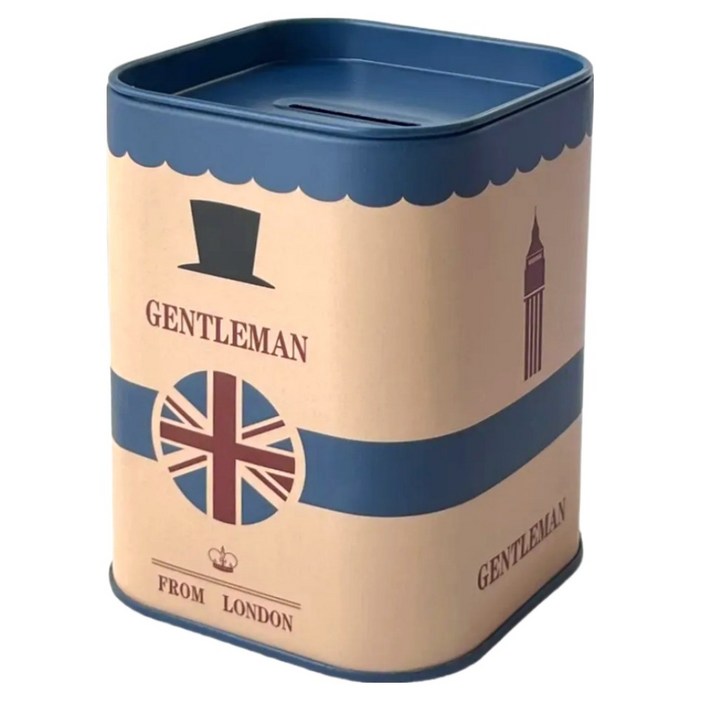 모디안 런던스타일 모던 심플 인테리어 지폐 미니 저금통