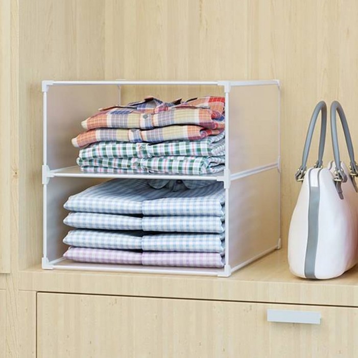 플레노 옷장정리함 수납 트레이 리빙박스 중형 가로1칸 x 세로2칸