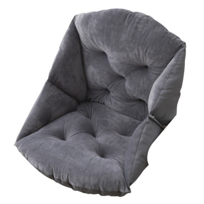 에버하우스 극세사 등받이 의자 쿠션 방석