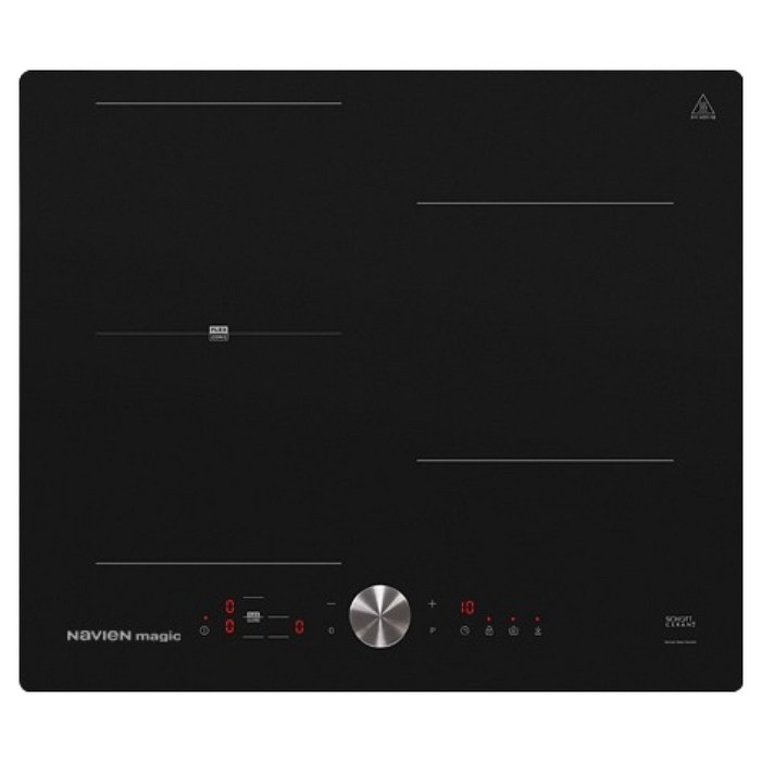 나비엔매직 전기레인지 인덕션 3구 블랙, ERI5023AF, 빌트인