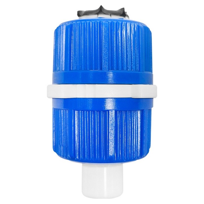 월드크린 호스 수도꼭지 연결 커넥터 블루캡, 1개, 단일 색상