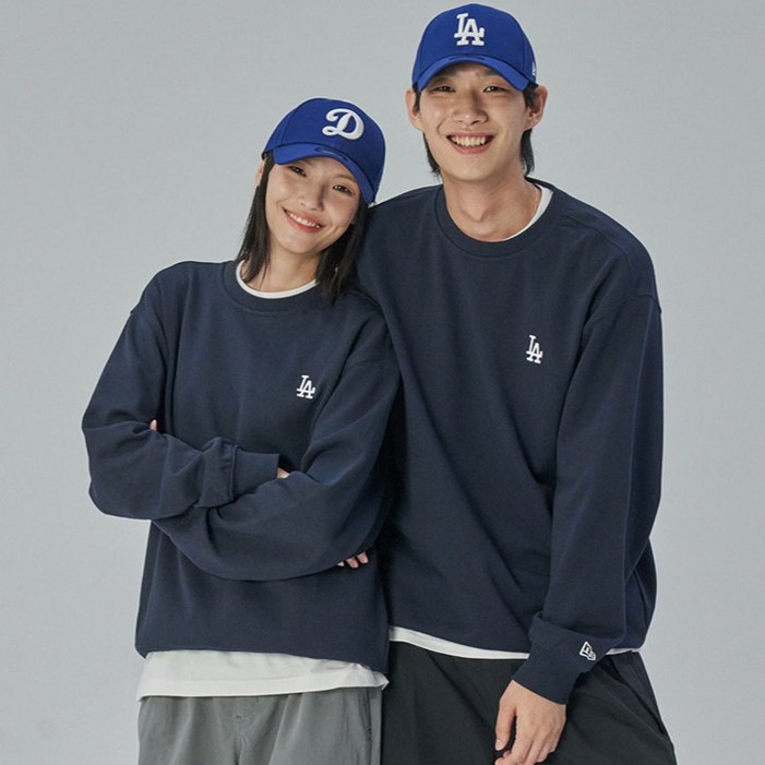 뉴에라 남녀공용 MLB 스몰로고 샌프란시스코 자이언츠 맨투맨 1488156