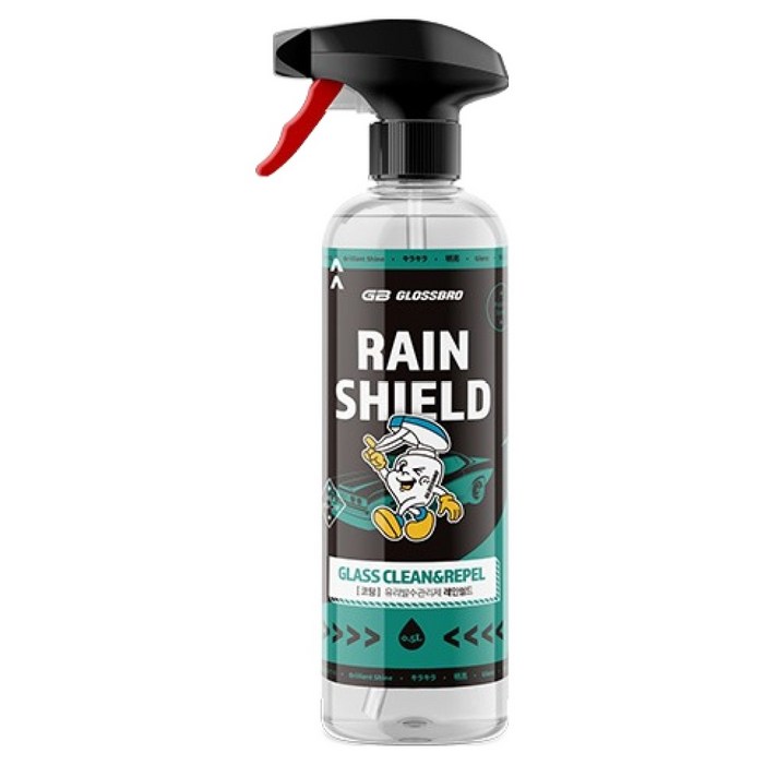 글로스브로 레인쉴드 유리발수코팅제, 500ml, 1개