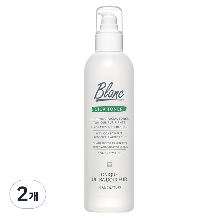 블랑네이처 시카 토너, 200ml, 2개