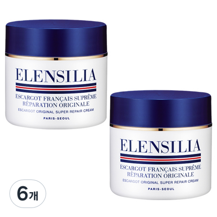 엘렌실라 에스카르고 오리지날 리페어 크림50g 달팽이, 50g, 6개