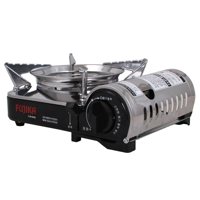 후지카 휴대용 미니 가스렌지 FJM8000, 혼합색상, 1개