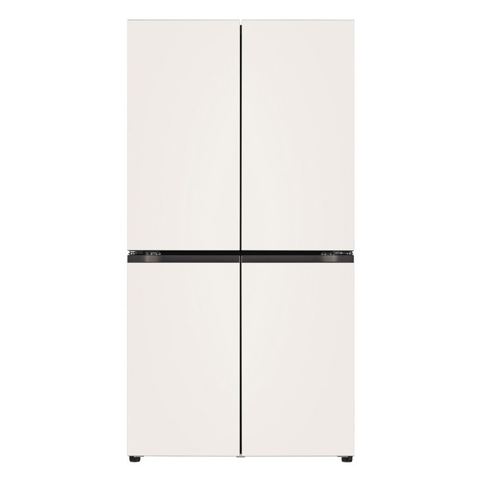 색상선택형 LG전자 디오스 오브제컬렉션 4도어 냉장고 메탈 870L 방문설치