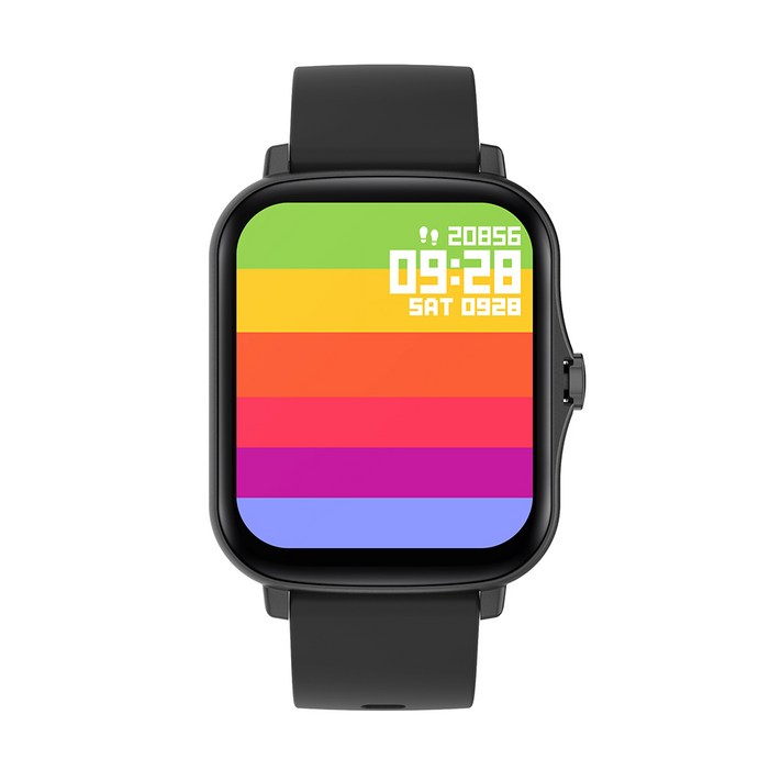 젤센 웨어러블 스마트워치5, 블랙, 4cm, 블루투스