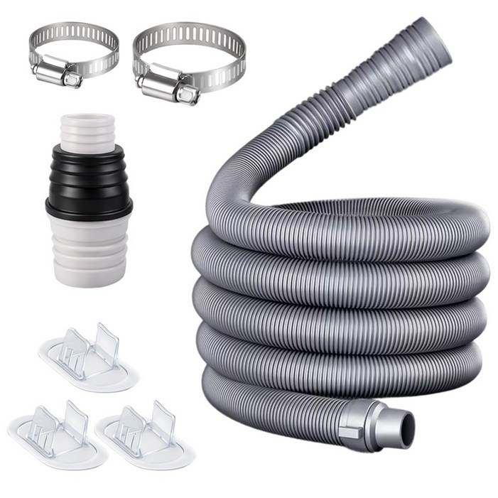 카로히포 세탁기 배수 호스 연장 연결캡 커넥터 호환형