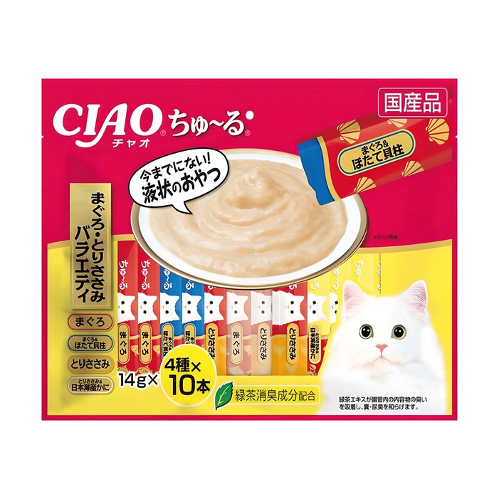 이나바 고양이 챠오츄르 버라이어티 간식