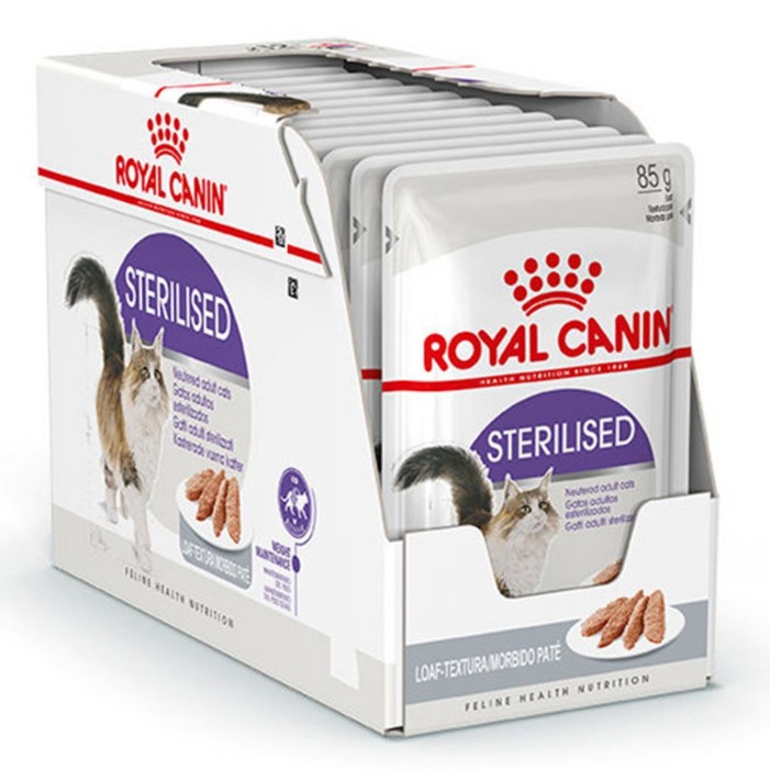 로얄캐닌 고양이 사료 스테럴라이즈 로프 습식 85G X 24개 중성화이후 관리 도움