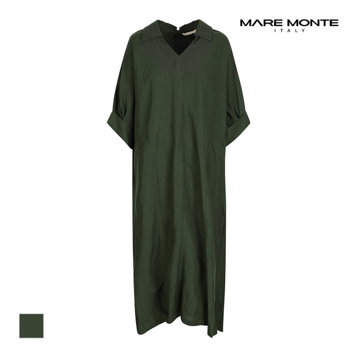 마레 몬떼 마레몬떼 트임카라 루즈핏 원피스M225MOP23S0 마레 몬떼 마레몬떼 트임카라 루즈핏 원피스M225MOP23S0