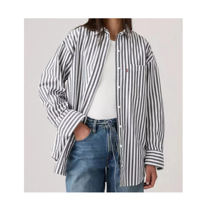 리바이스_놀라 오버 사이즈 버튼업 셔츠_A9179-0021_수원터미널 리바이스