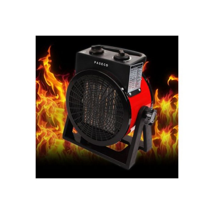 파세코 팬히터 3K 온풍기 히터 난로 캠핑 전기 저소음