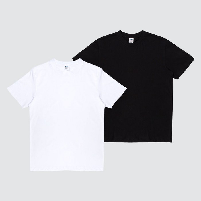 당일출고 O.Y.C. AAA 30수 이너용 무지 반팔 티셔츠