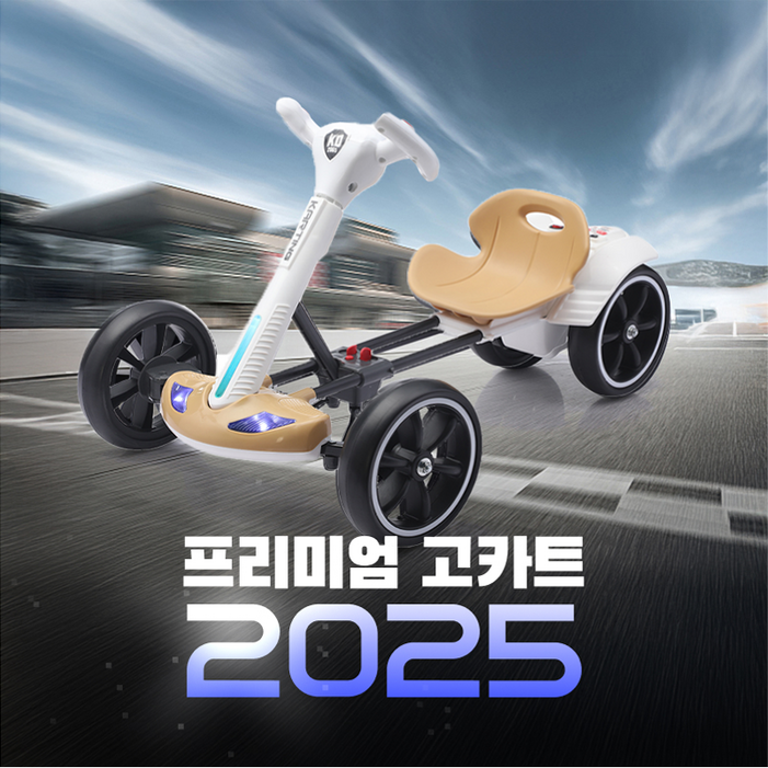2025년 접이식 고카트 경량 전동 원격조종 자동차 레이싱카