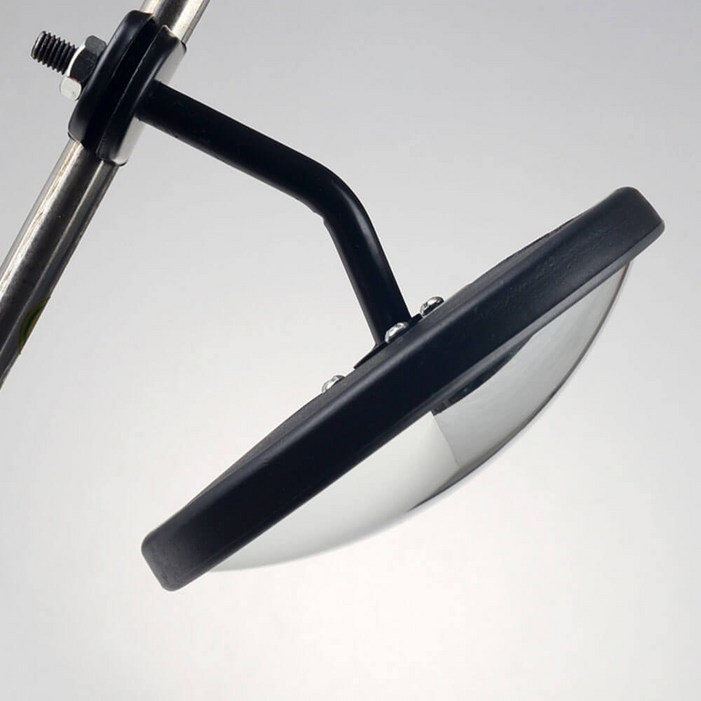사이드 보조 미러 버스 대형차 화물차 파이프 봉 고정 145mm 라운드 광각 거울, 1개