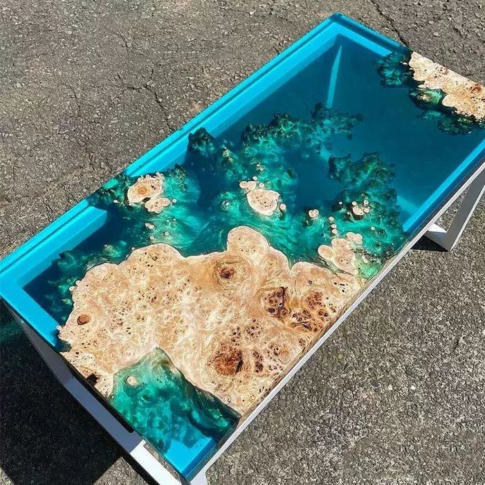 루키라이프 레진테이블 레진 바다테이블 식탁