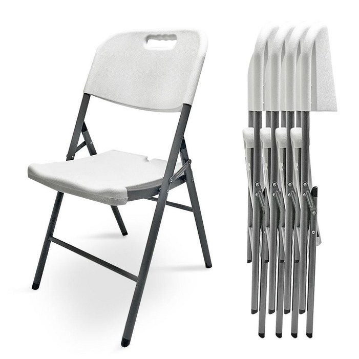 브로몰딩 의자 4개세트 캠핑 접이식 야외 테라스 행사용 간이 카페 등받이 kfo263cF