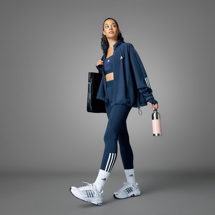 아디다스 여성 하이퍼글램 풀렝스 리브 레깅스 JC7229 클라이마쿨 시원한 타이즈