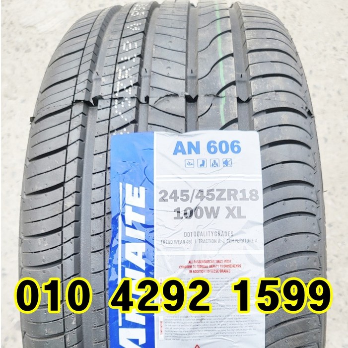 정품 신품타이어 24545R18 그랜저 아슬란 제네시스 K7 SM6 BMW 2454518, 1개