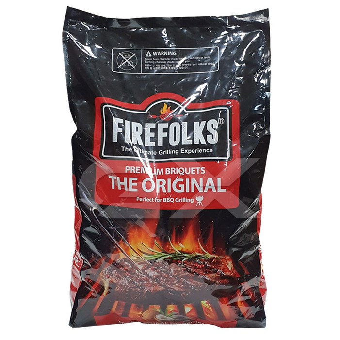 파이어폭스 캠핑용 바베큐용 숯, 10kg, 1개