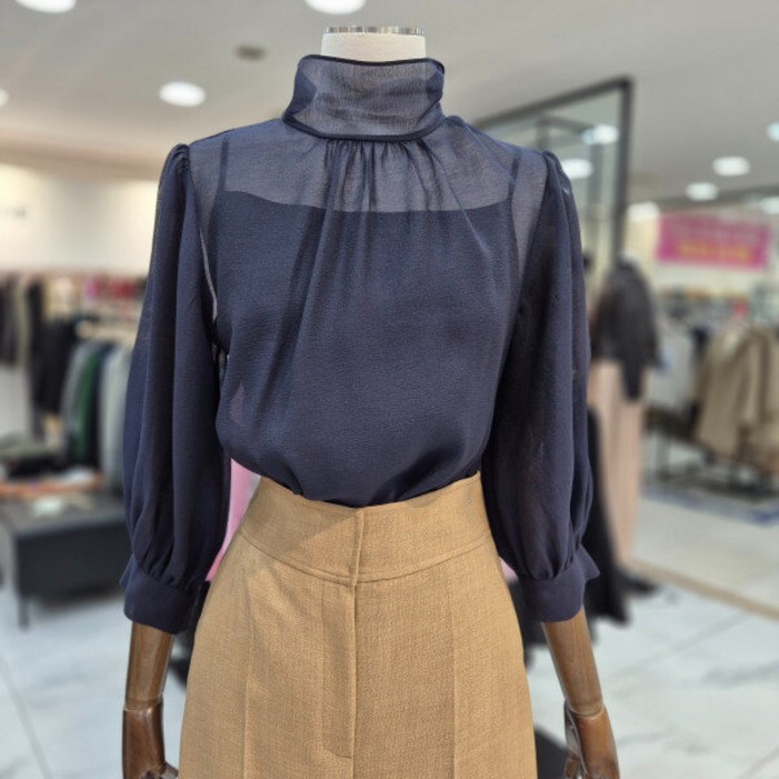 모조에스핀 리본 스카프넥 블라우스 s252msc016_ 2673251