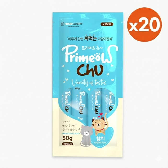 프리미요 츄 고양이 짜먹는 간식 유통기한 26년 3월 4일