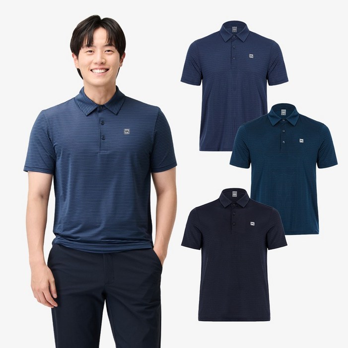 PWX 프로월드컵 여름 냉감기능성 남성 반팔 카라티 S225332729블루