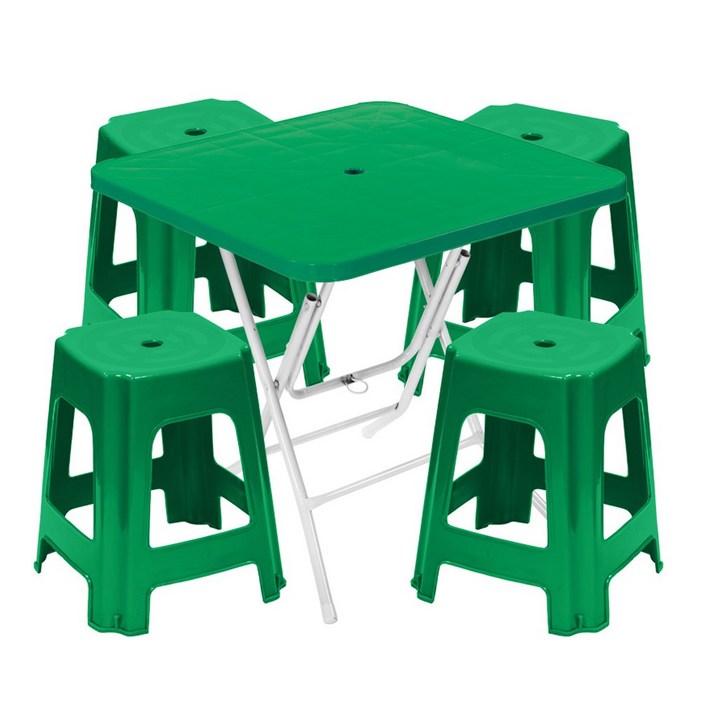 플라스틱테이블 야외테이블 편의점 포장마차 간이 접이식 테이블 의자 세트