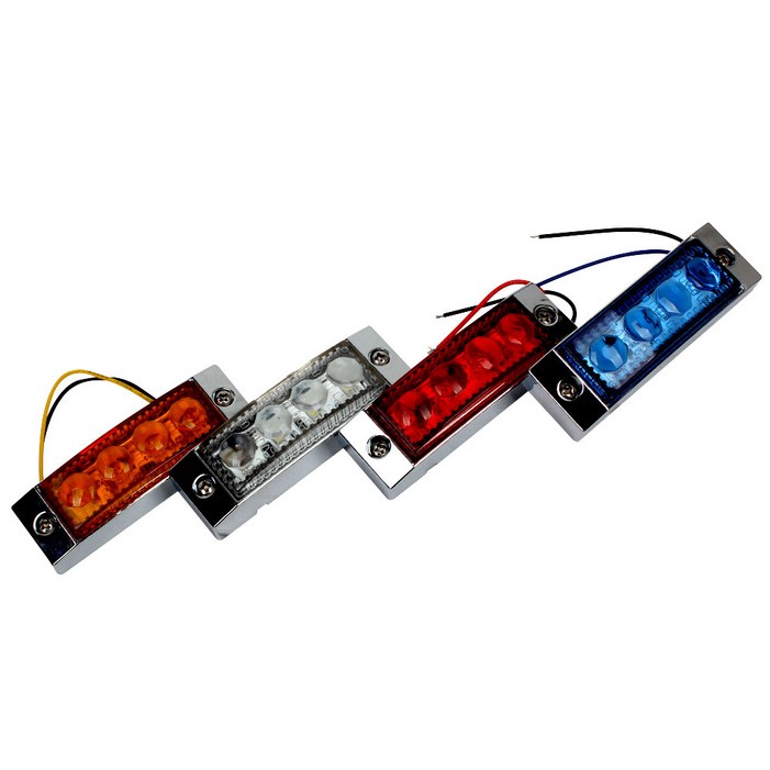 국산 LED 4LED 램프 마커등 GL19 24V 대형차 화물차용, 블루, 1개