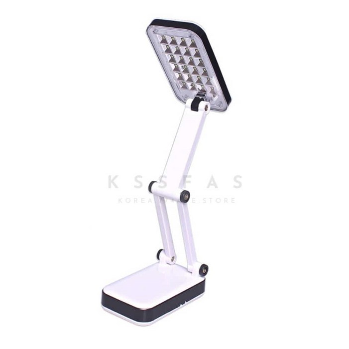 아이룸 3단 접이식 휴대용 LED스탠드 811C 화이트책상조명 램프 스탠드 스탠드조명