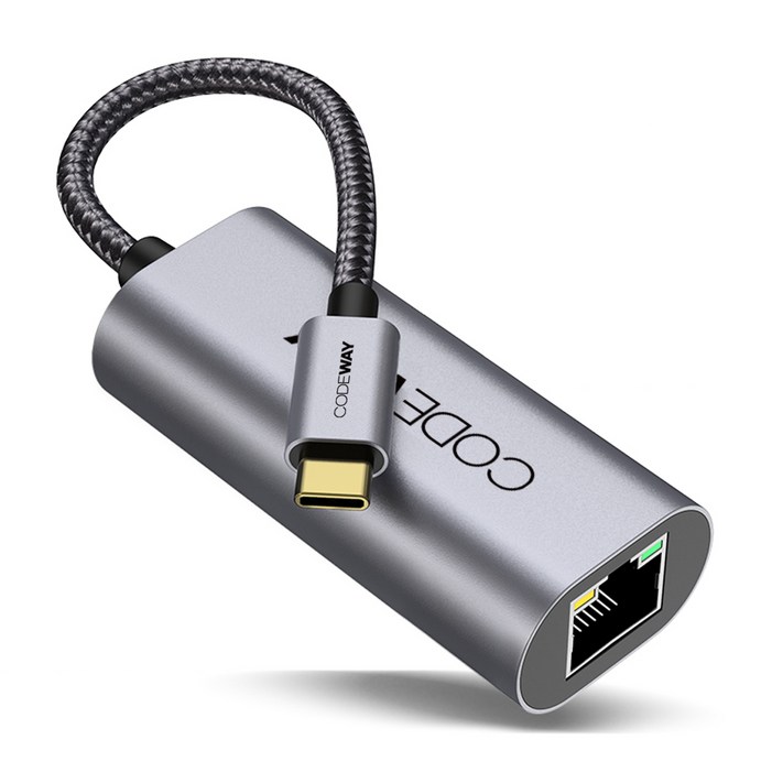 USB C타입 노트북 랜선 연결 젠더, C to LAN, 단일색상, 1개 USB C타입 노트북 랜선 연결 젠더, C to LAN, 단일색상, 1개