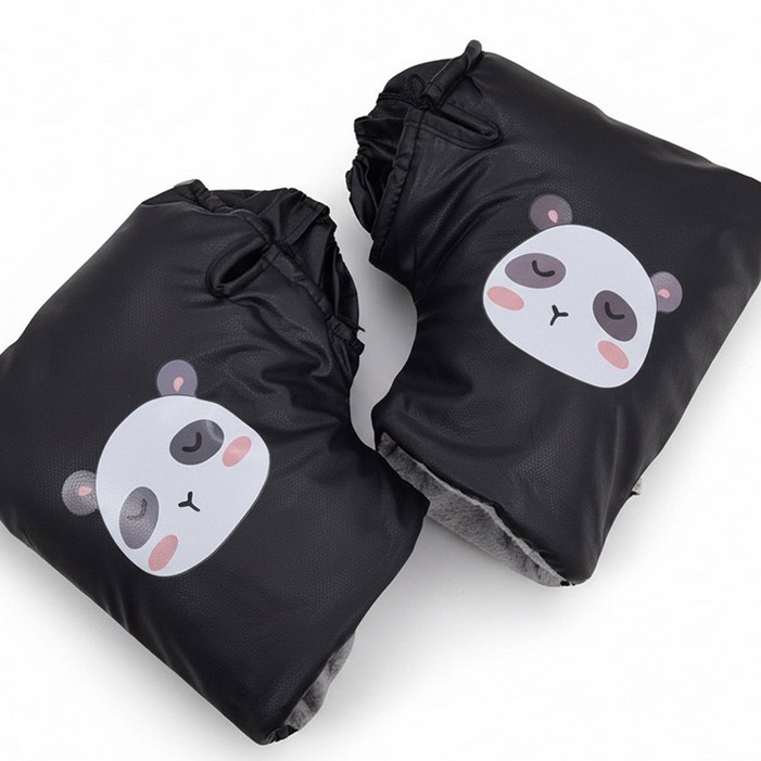 믿추 오토바이 방한 장갑 토시 가죽 방수 방풍 핸들커버