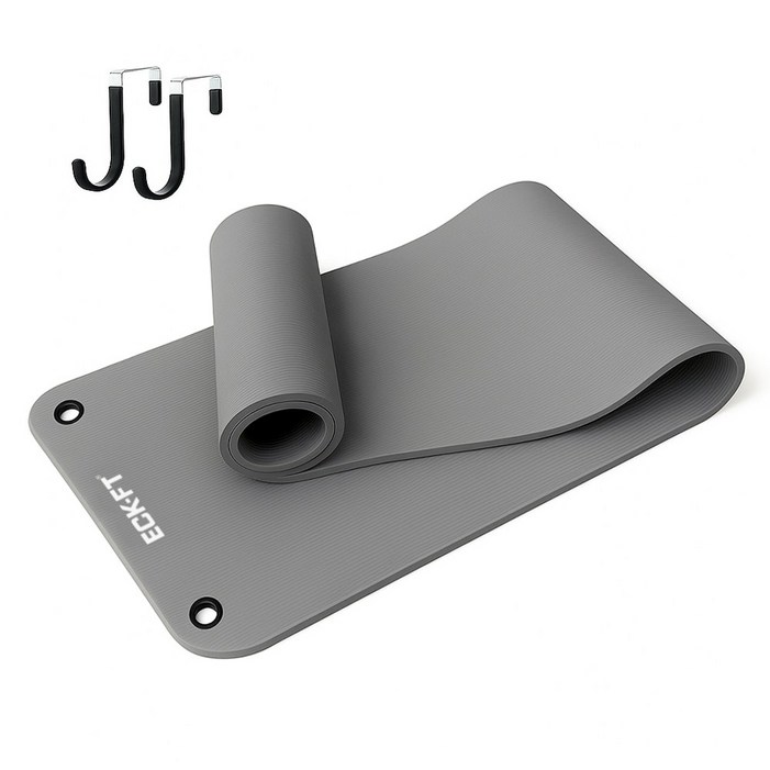 엑피트 벽걸이 요가매트  전용고리, 그레이, 1개