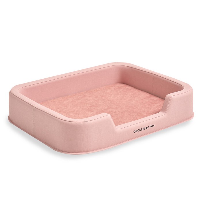 코코리에또펫 갤럭시 항균구리 듀라론 쿨 프리미엄 에어네트 펫침대 생활방수 스크래치 보풀 방지, 1개, 핑크